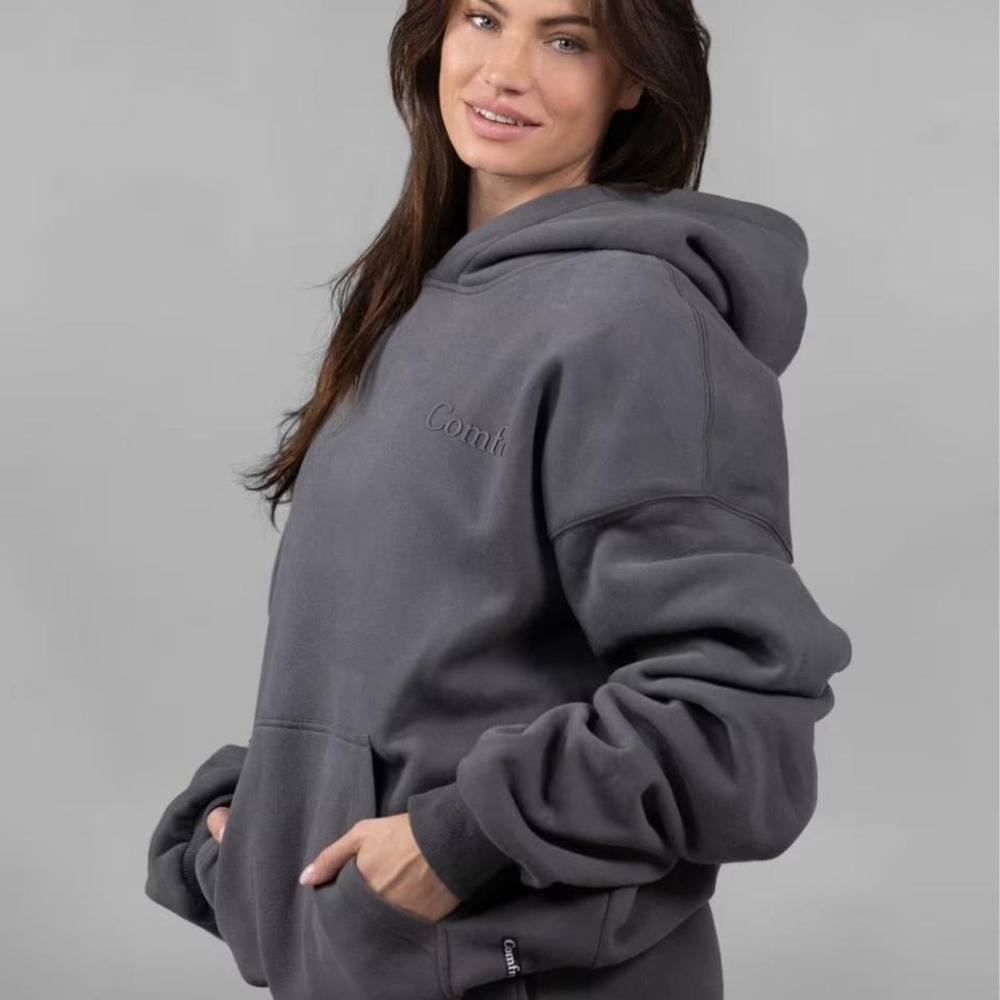 New COMFRT Steel Grey minimalist hoodie
